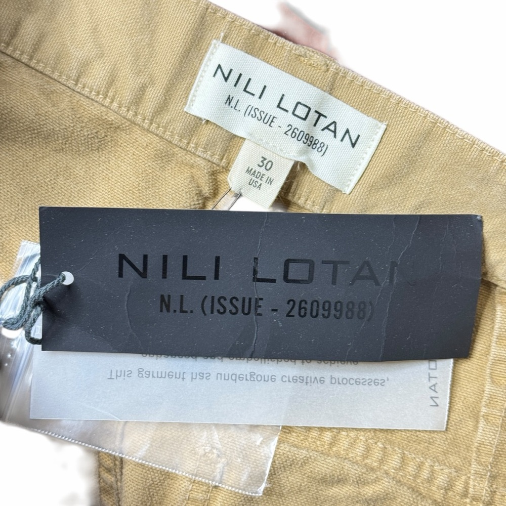 Nili Lotan Aiden Pant Latte NWT - Picture 5 of 5